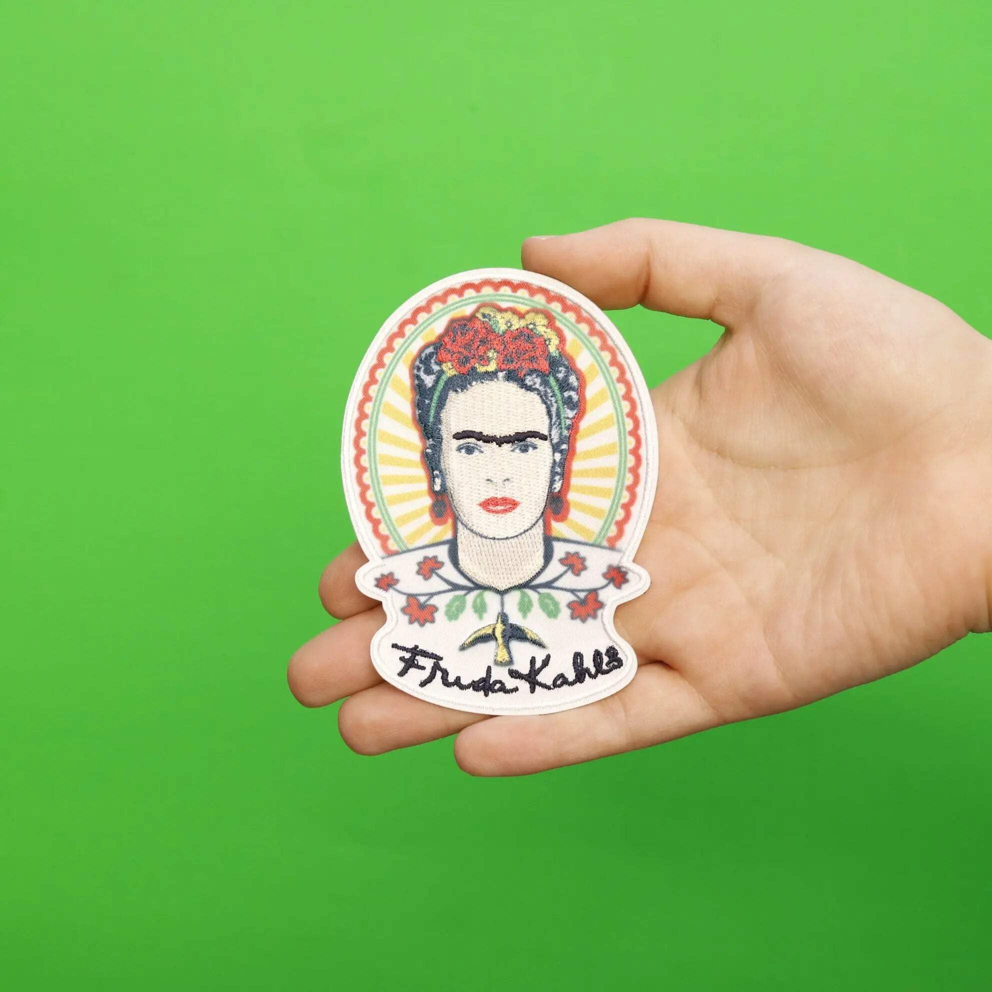 Amazon.com: Frida Kahlo Mexicana Portrait Patch